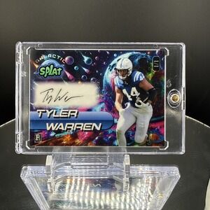 2025 Tyler Warren Wild Card Rookie Auto Galaxy Splat 1/1